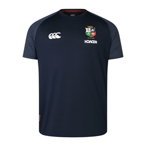 British and Irish Lions Mens Everest T-Shirt Navy – Front