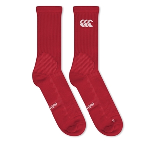 British and Irish Lions Mens Crew Training Socks Red - Flat