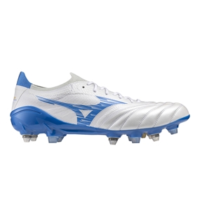 Mizuno Adults Morelia Neo IV Beta Elite Mix Stud Boots - White - Outstep