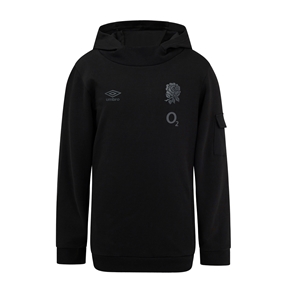 England Kids Presentation Hoodie - Black - 2025 - Front