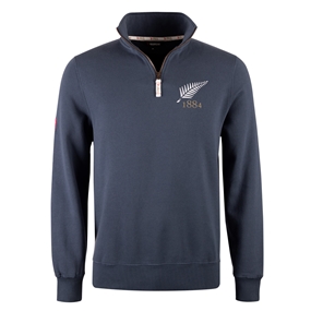 R1823 New Zealand 1884 Quarter Zip Top - Petrol Blue