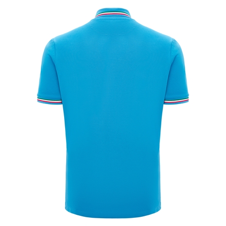 Italy Mens Polycotton Polo T-Shirt - 2025 - Back
