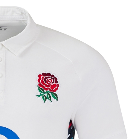 England Mens Home Classic Rugby Shirt - Short Sleeve 2025 - RFU Rose