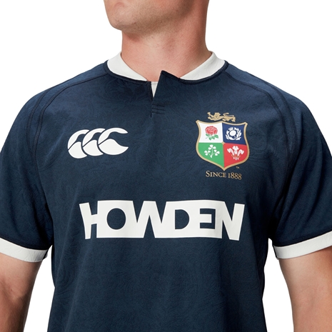 British and Irish Lions Training Jersey - Navy - Model Chest