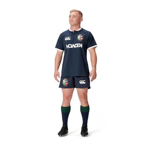 British and Irish Lions Training Jersey - Navy - Model Front Full