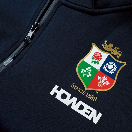 British and Irish Lions Mens Everest Hoody Navy - Lions Crest