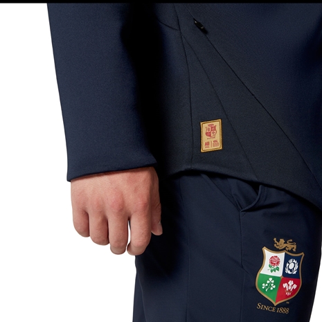 British and Irish Lions Mens Everest Hoody Navy - Model Pocket