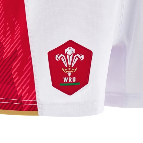 Wales Mens Home Rugby Shorts - 2025 - WRU