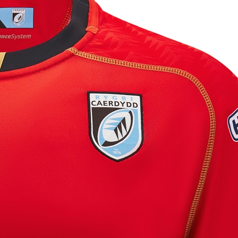 Cardiff Kids Away Rugby Shirt - Short Sleeve - 2025 - Crest