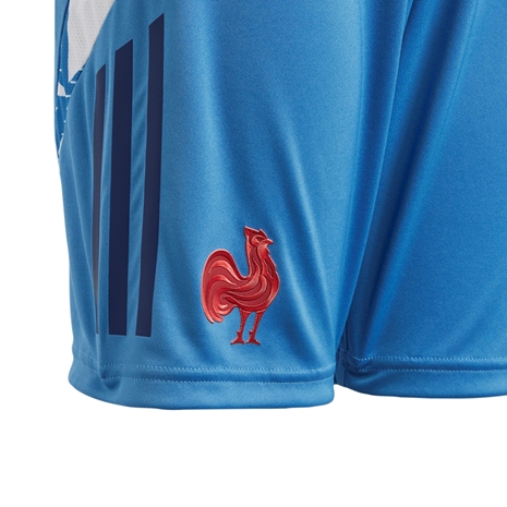 France adidas Junior Gym Short - Focus Blue 2024 - FFR France adidas Junior Gym Short - Focus Blue 2024 - FFR