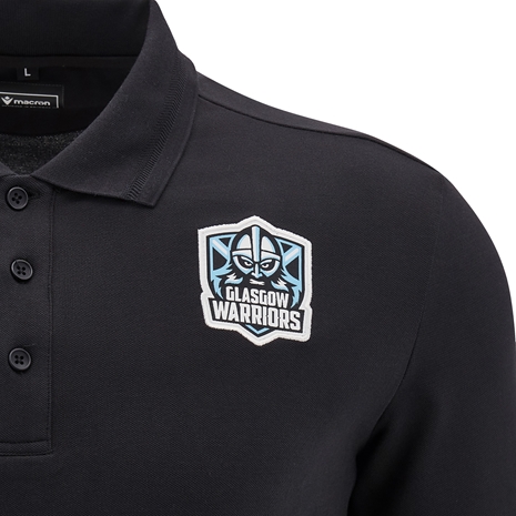Glasgow Mens Polo T-Shirt - 2025 - Glasgow Warriors Logo