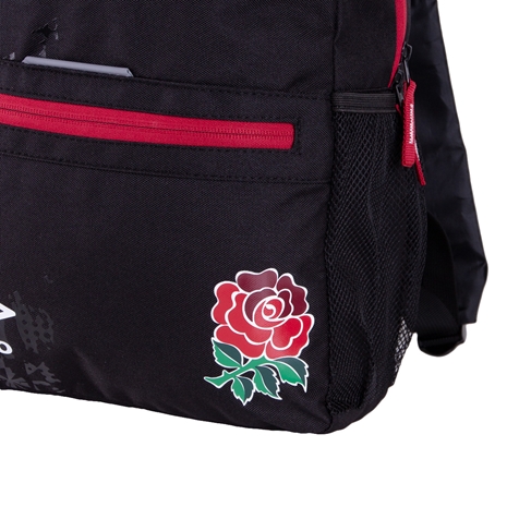 England Formation Backpack Black 2425 - RFU Rose