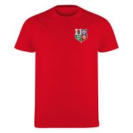 Lions1888 Mens Classic Printed T-Shirt Red - Front