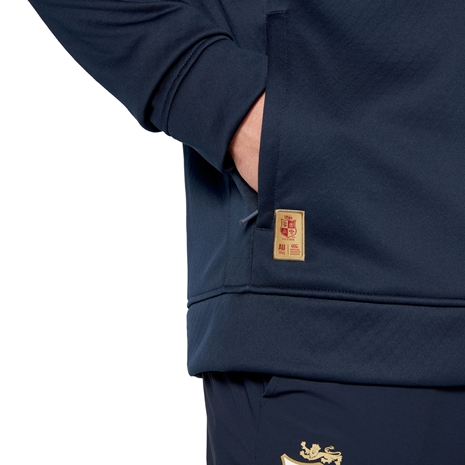 British and Irish Lions Mens 1/4 Zip Fleece Navy - Model Pocket British and Irish Lions Mens 1/4 Zip Fleece Navy - Model Pocket