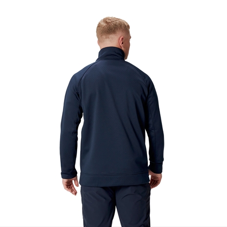 British and Irish Lions Mens 1/4 Zip Fleece Navy - Model Back British and Irish Lions Mens 1/4 Zip Fleece Navy - Model Back