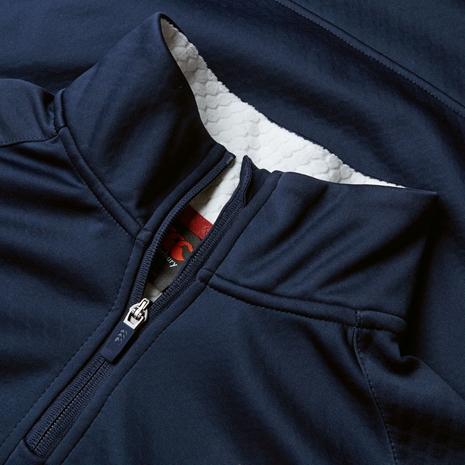 British and Irish Lions Mens 1/4 Zip Fleece Navy - Collar British and Irish Lions Mens 1/4 Zip Fleece Navy - Collar