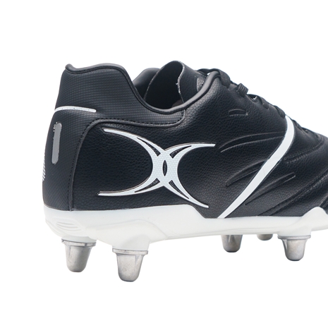 Gilbert Sidestep X20 Power 8 Stud Soft Ground Rugby Boots - Heel