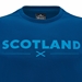 Scotland Mens Cotton T-Shirt - Navy Blue - 2025 - Close Up 
