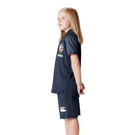 British and Irish Lions Junior Polo Navy - Left side