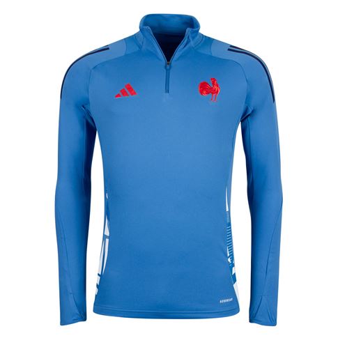 France Mens Training Top - Focus Blue 2025 - Front France Mens Training Top - Focus Blue 2025 - Front