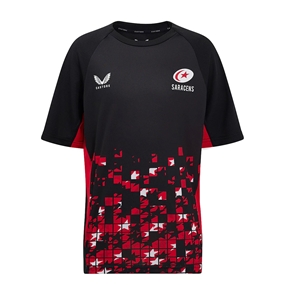 Saracens Junior Match Day T-Shirt 24/25 - Front