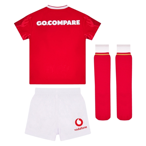 Wales Kids Home Rugby Kit - 2025 - Back