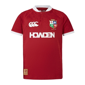 British and Irish Lions Junior Rugby Shirt Red - Front