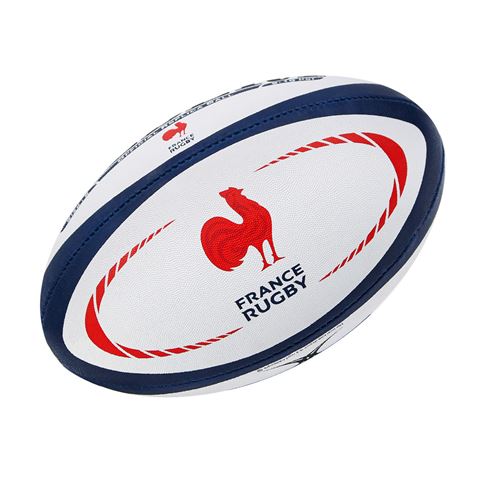 Gilbert France Replica Rugby Ball - Front Gilbert France Replica Rugby Ball - Front