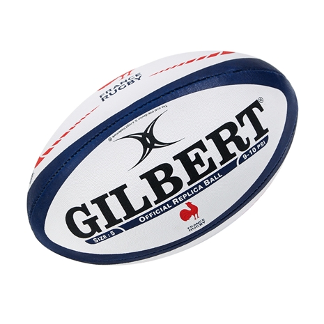 Gilbert France Replica Rugby Ball - Back Gilbert France Replica Rugby Ball - Back