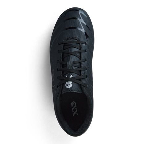 Canterbury Junior Phoenix Genesis Team Firm Ground Rugby Boots - Black