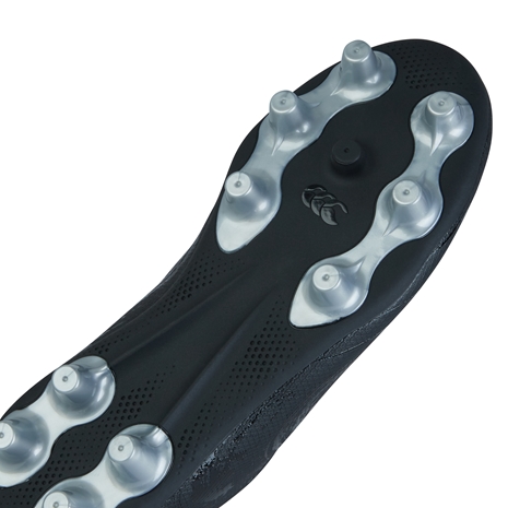 Canterbury Junior Phoenix Genesis Team Firm Ground Rugby Boots - Black