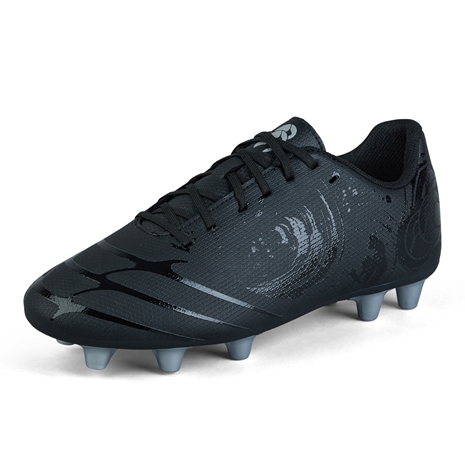 Canterbury Junior Phoenix Genesis Team Firm Ground Rugby Boots - Black