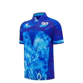 Ospreys Junior Euro Rugby Shirt Short Sleeve 24/25 - Front