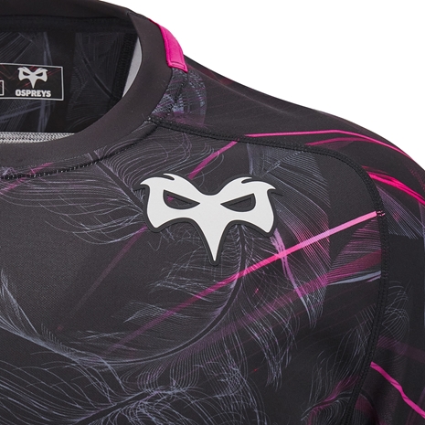 Ospreys Mens Home Rugby Shirt - Short Sleeve - 24/25