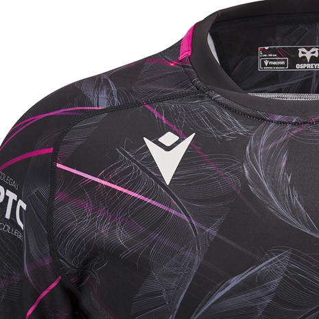 Ospreys Mens Home Rugby Shirt - Short Sleeve - 24/25