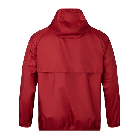 British and Irish Lions Mens Lightweight Rain Jacket - Red - Back British and Irish Lions Mens Lightweight Rain Jacket - Red - Back