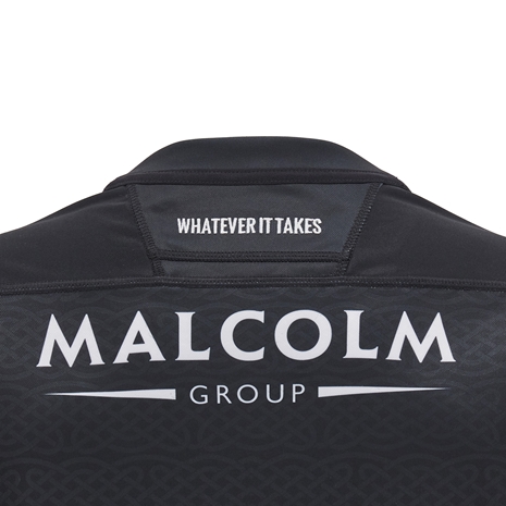 Glasgow Mens Home Rugby Shirt - Short Sleeve - 2025 - Neck