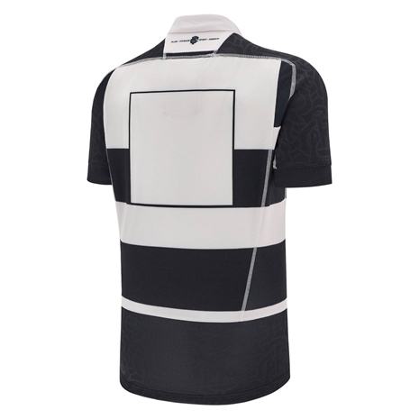 Barbarians Mens Bodyfit Home Rugby Shirt - Short Sleeve - Back