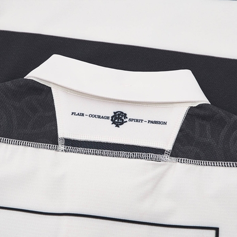 Barbarians Mens Bodyfit Home Rugby Shirt - Short Sleeve - Collar