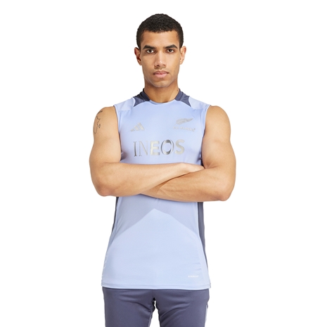 All Blacks Mens Singlet - Blue 2024 Model Front