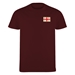 Georgia Mens Classic Printed T-Shirt Burgundy - Front  Georgia Mens Classic Printed T-Shirt Burgundy - Front