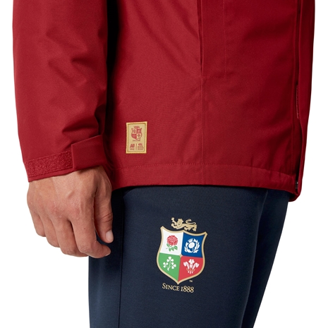 British and Irish Lions Mens Waterproof Jacket - Model Hem