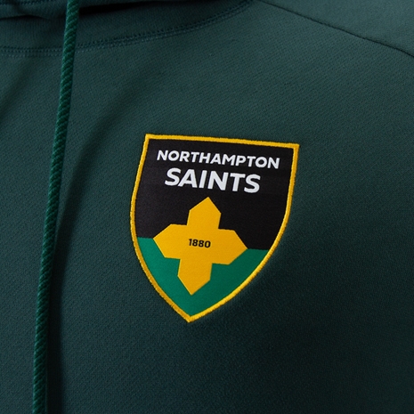 Northampton Saints Mens Travel Hoody - 2025 - Crest
