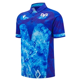 Ospreys Mens Euro Rugby Shirt Short Sleeve 24/25 - Front