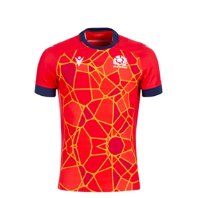 Scotland Junior Rugby Training Jersey - Red - 2025 Front