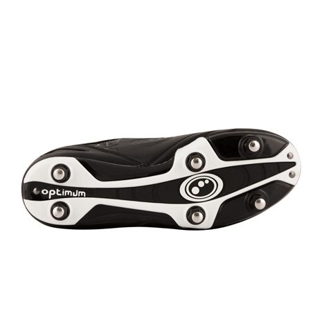 Optimum Kids Razor Velcro SG Rugby boots Black and Silver - Sole