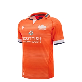 Edinburgh Kids Away Rugby Shirt - Short Sleeve - 24/25 - Front