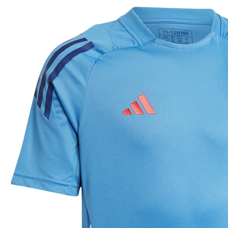 France adidas Junior Performance T-Shirt - Focus Blue 2024 - Adidas Logo