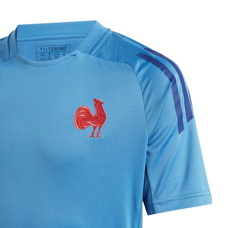 France adidas Junior Performance T-Shirt - Focus Blue 2024 - FFR