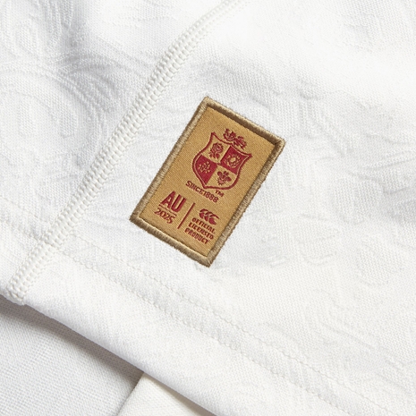 British and Irish Lions Training Jersey Cream - Hem Design